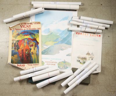 a lot of white pens and a book on the floor