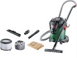 un gros plan sur un aspirateur et d'autres produits d'entretien