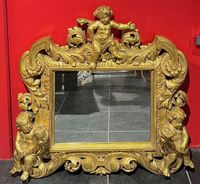 Dans le goût du XVIIIe siècle. Miroir à deux bras de lumière…