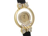 a close up of a watch with diamonds on the face