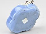 a picture of a small blue object with a diamond on it