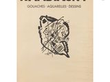 kandinsky, gouaches aquarelles dessins