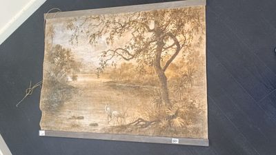 une photo d'un tableau accroché au mur