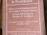 a box with a sign on it that says die regengangeren in deutschland
