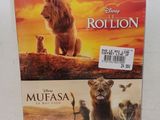un gros plan d'un DVD avec un lion sur la jaquette