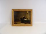 une image d'un tableau sur le mur d'une pièce