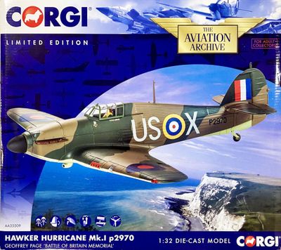 CORGI - The Aviation Archive Avion miniature 1:32 HAWKER HUR…