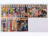 une collection de bandes dessinées sur fond blanc