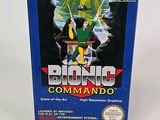 the box for the game bionic command is shown on a white surface