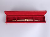 an image of a watch in a red box on a white surface