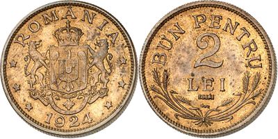 a gold coin with a crown on the front and a crown on the back