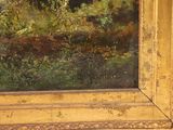 a picture of a painting on the wall of a room
