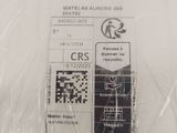 a close up of a piece of paper with a label on it