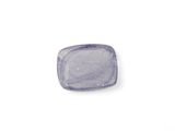 an image of a square shaped glass object on a white surface