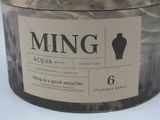 an image of a jar of ming acqua white dinner set