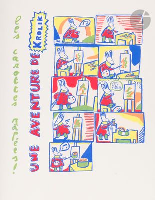 an image of a drawing of a group of people in a room