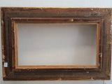 a picture of a picture frame on display in a museum