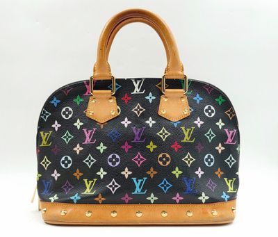 un sac à main Louis Vuitton orné d'étoiles multicolores