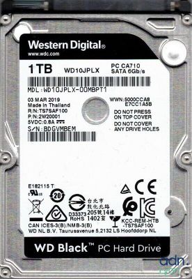 western digital 1tb wd black hard drive