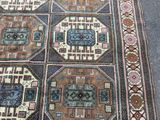 a rug that has a lot of different colors on it