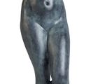 statue of a man holding his head in his hands