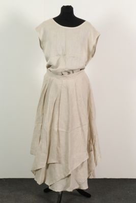 GEORGES RECH Synonyme - Ensemble en lin beige comprenant un …