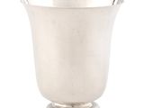 an image of a silver cup sitting on top of a pedestal