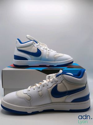 nike dunk dunk low white / blue