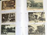 a book with pictures of old buildings and people in it