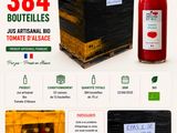 le site web d'une épicerie présentant une bouteille de vin et un carton de bouteilles