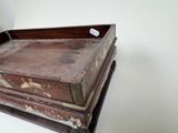a wooden box that is sitting on top of a table