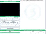 a close up of a document with a barcode on it
