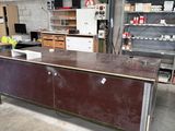 an image of a workbench in a warehouse