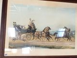 a picture of a picture of a horse drawn carriage