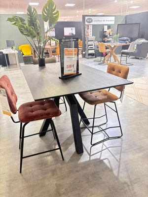 Table bar H&H placage chêne sombre (pv 599€) - Photo 1