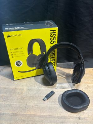 a close up of a box of headphones on a table