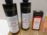 three different types of body care products on a table