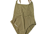 an image of a tan swimsuit with straps on the back