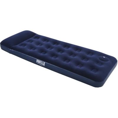 9743-547 / Matelas gonflable une place + pompe à pied intégrée - BESTW - Photo 1