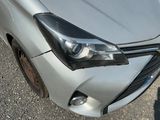 a close up of a car that has a denting on it