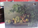 une image d'un tableau de fruits sur une table