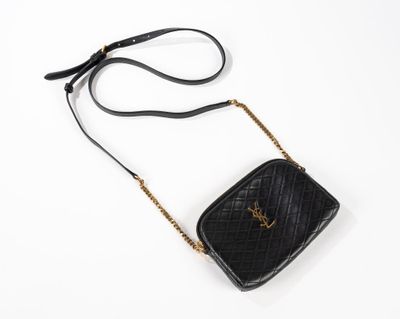 Sac à bandoulière matelassé noir Saint Laurent