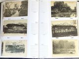 a book with pictures of a farm and a house