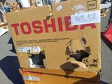 a cardboard box that has a broken hole in it