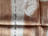 an image of a piece of cloth with a picture of a woman on it