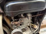 a close up view of a motorcycle engine