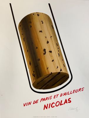 une affiche sur laquelle figure l'image d'un objet en bois