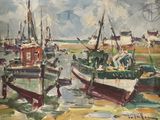 de nombreux bateaux qui restent dans l'eau