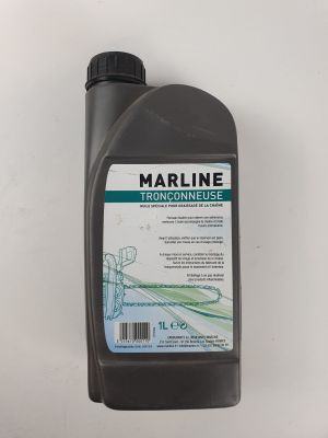 a close up of a bottle of marine transine on a white surface