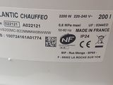 a label on the back of a refrigerator that says atlantic chauffeo